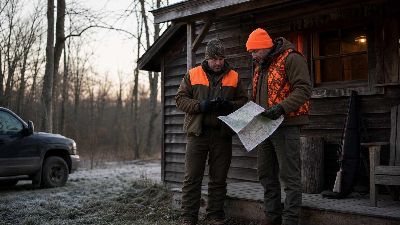 Hunters preparing for an Ontario field morning